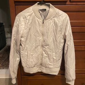 Bomber jacket fits like a small